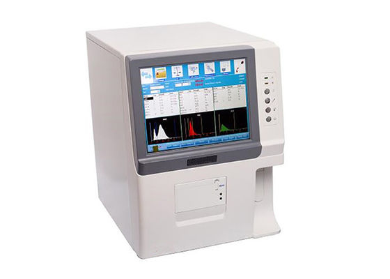 جهاز تحليل أمراض الدم المؤتمت بالكامل 3 أجزاء 70Kpa 106Kpa 10.4 بوصة LCD ملونة كبيرة